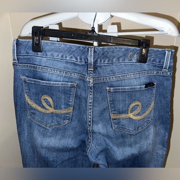 Seven7 Women's Bootcut Leg Blue Jeans - Picture 5 of 10